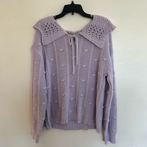 Sandy Liang for Target Sweater Peter Pan Collar